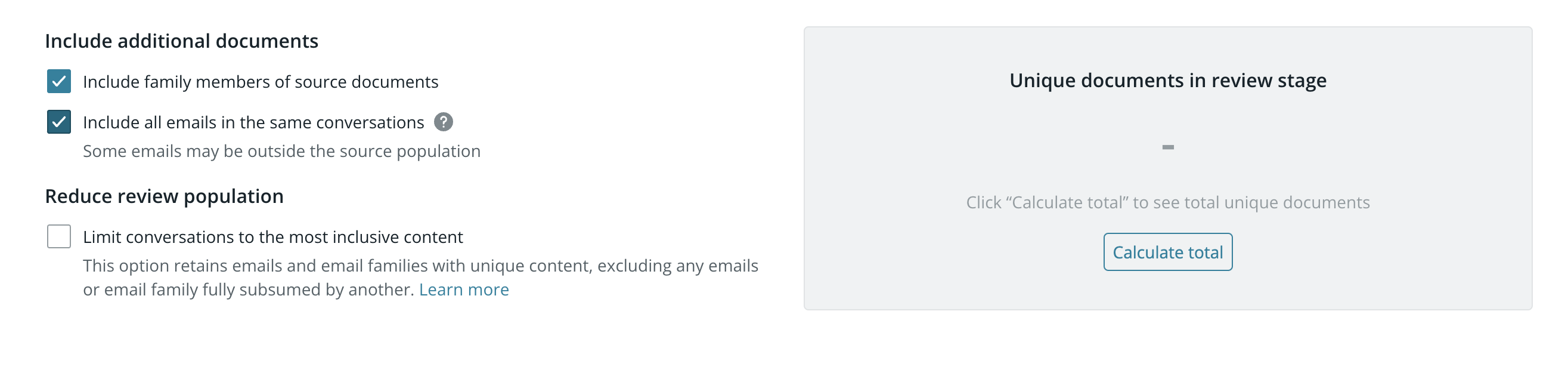 Include