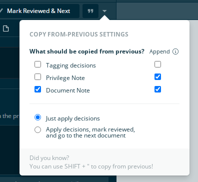 Apply changes to dropdown with document, attachments, and family options